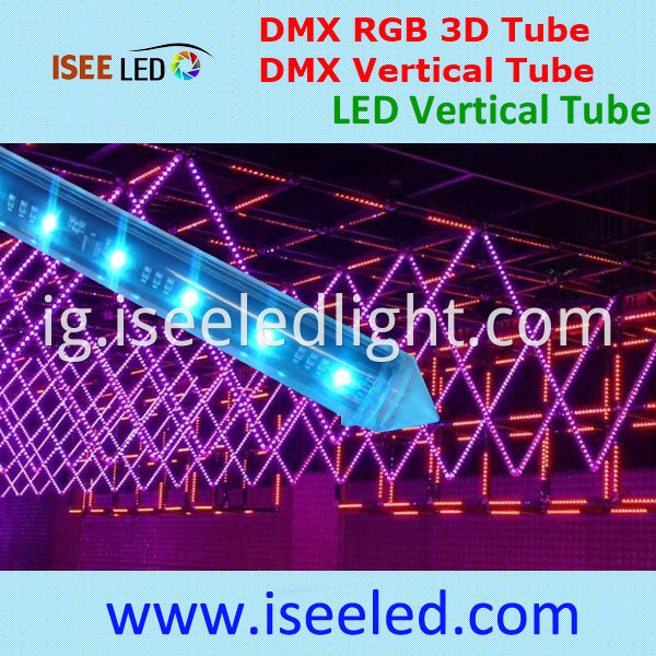 RGB DMX512 LED 3D Tube